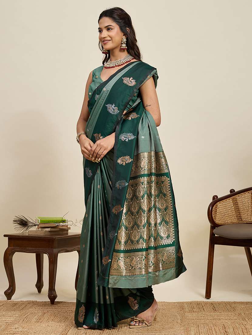 women self design banarasi saree with blouse - 22272765 -  Standard Image - 1