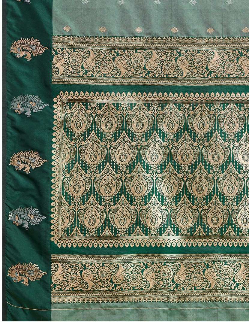 women self design banarasi saree with blouse - 22272765 -  Standard Image - 6