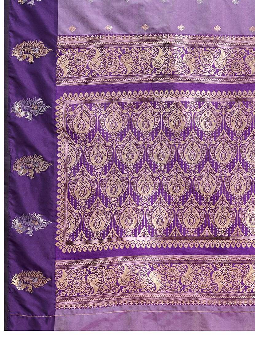 women self design banarasi saree with blouse - 22272766 -  Standard Image - 6