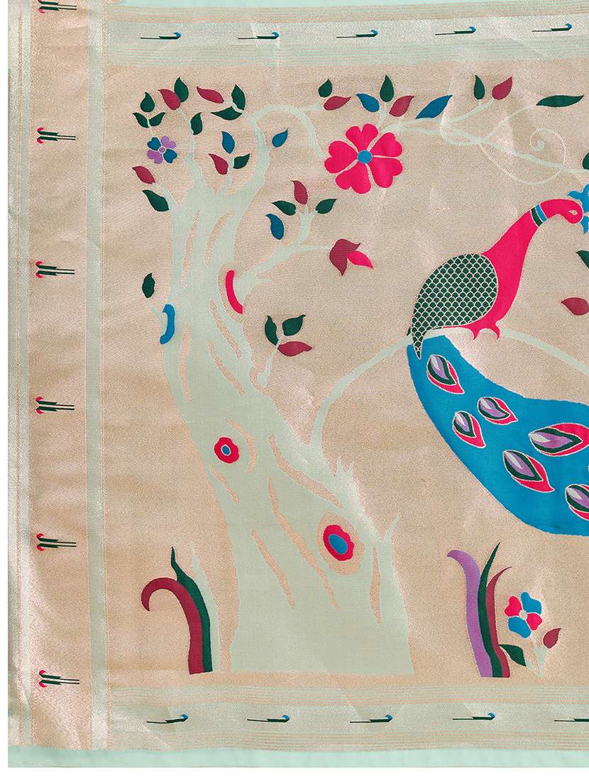 women self design paithani saree with blouse - 22272771 -  Standard Image - 6