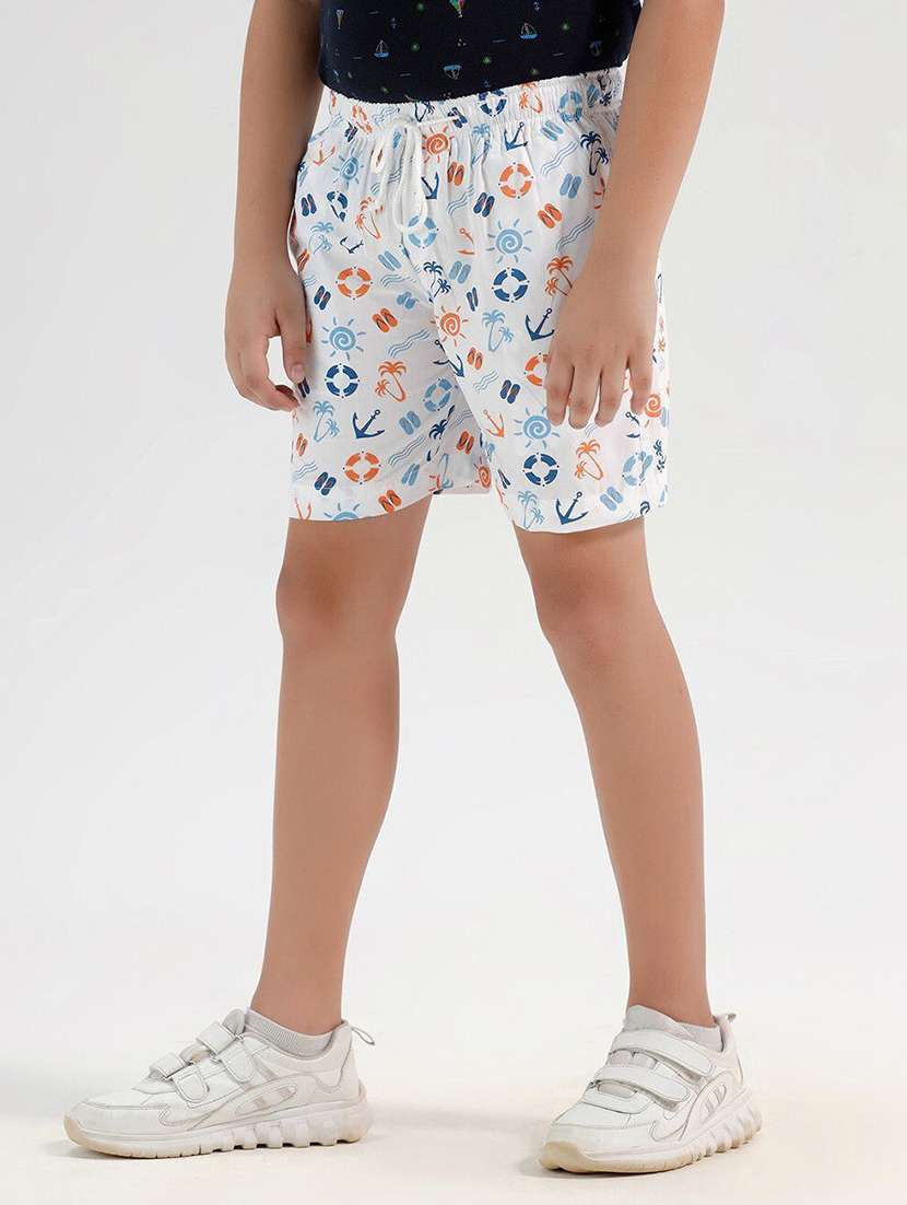 boys printed mid rise shorts - 22272845 -  Standard Image - 1