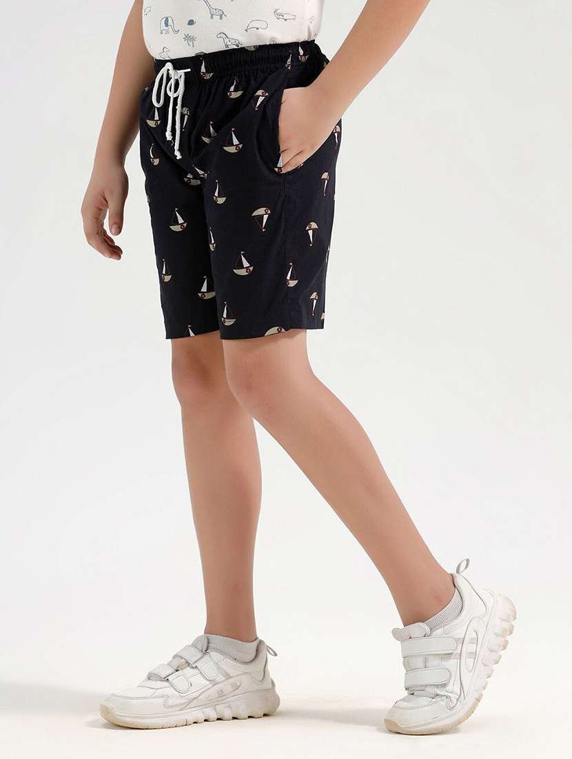 boys printed mid rise shorts - 22272848 -  Standard Image - 1