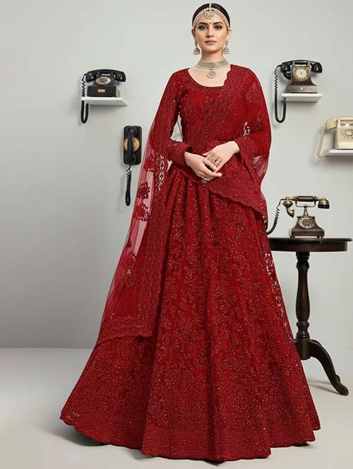 knee length dresses for ladies Women Solid Maroon V-Neck Sleeveless Crepe Thigh-High Slit A-Line Maxi Dress main image 0