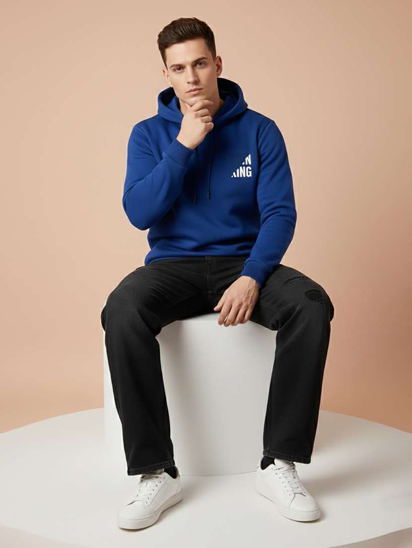 men typographic long sleeve regular fit sweatshirt - 22272957 -  Standard Image - 4