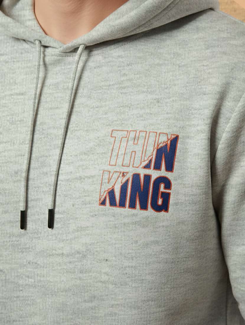 men typographic long sleeve regular fit sweatshirt - 22272958 -  Standard Image - 4