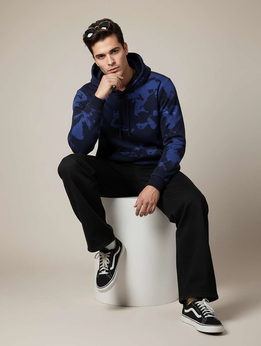 Men Printed Long Sleeve Regular Fit Sweatshirt - 22272968 -  Standard Image - 4