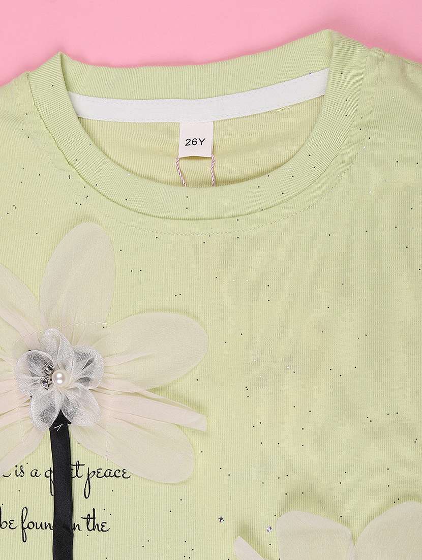 girls self designed short sleeve tee - 22273115 -  Standard Image - 4