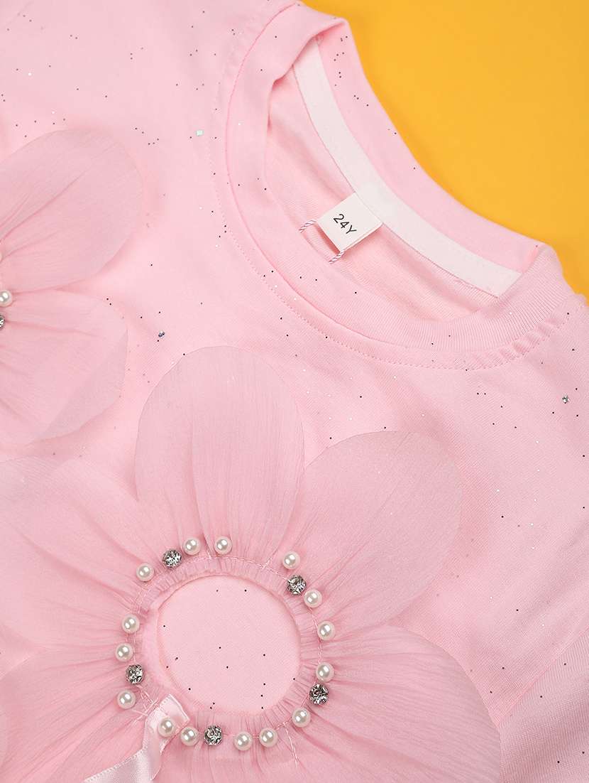 girls self designed short sleeve tee - 22273116 -  Standard Image - 4