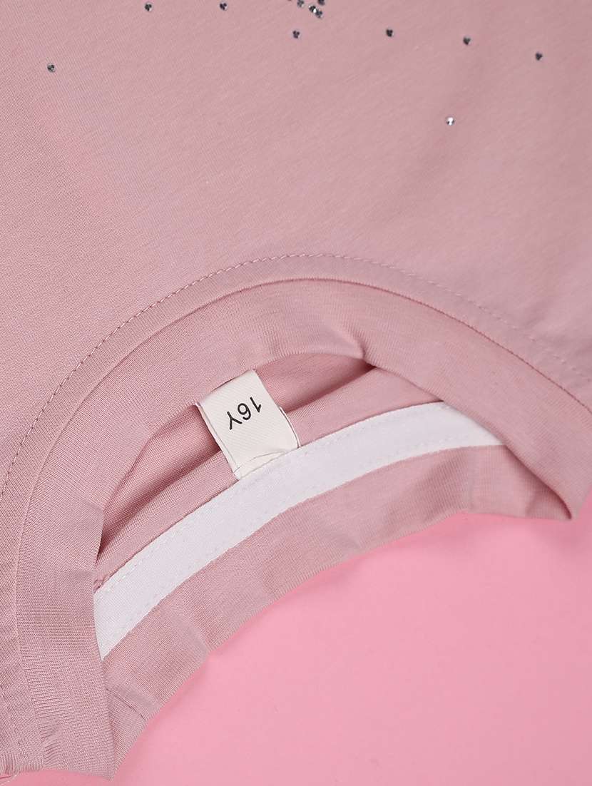 girls embellished short sleevfr tee - 22273117 -  Standard Image - 4