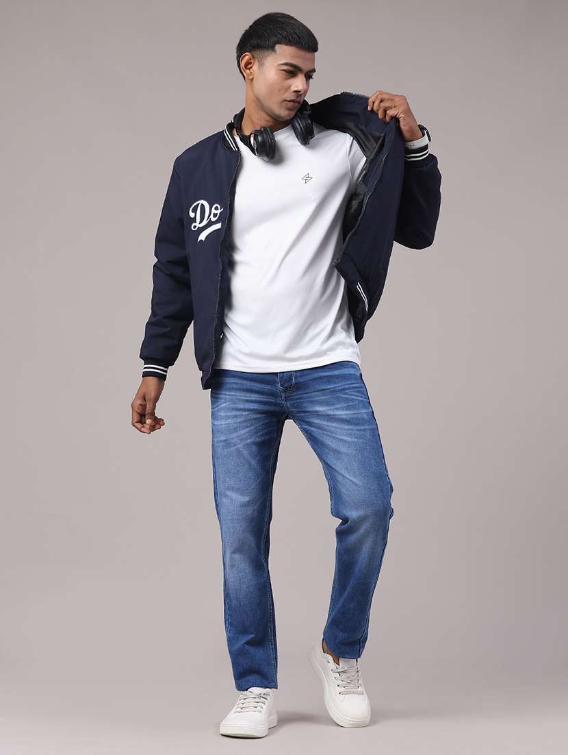 men washed mid rise full length slim fit jeans - 22273174 -  Standard Image - 4