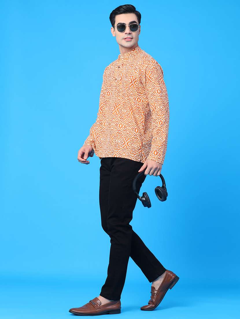 Men Plain Mid Rise Full Length Jeans - 22273179 -  Standard Image - 4