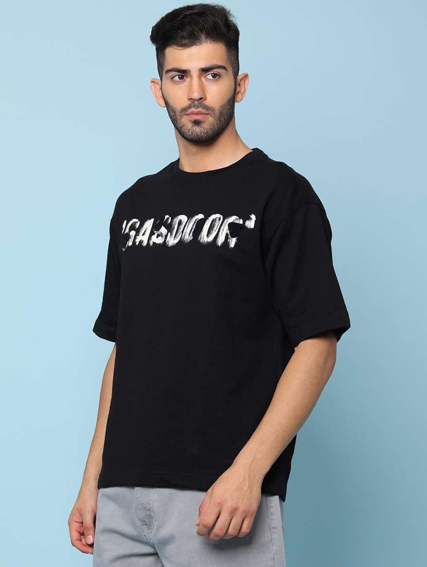 men typographic short sleeve loose fit t-shirt - 22273277 -  Standard Image - 1