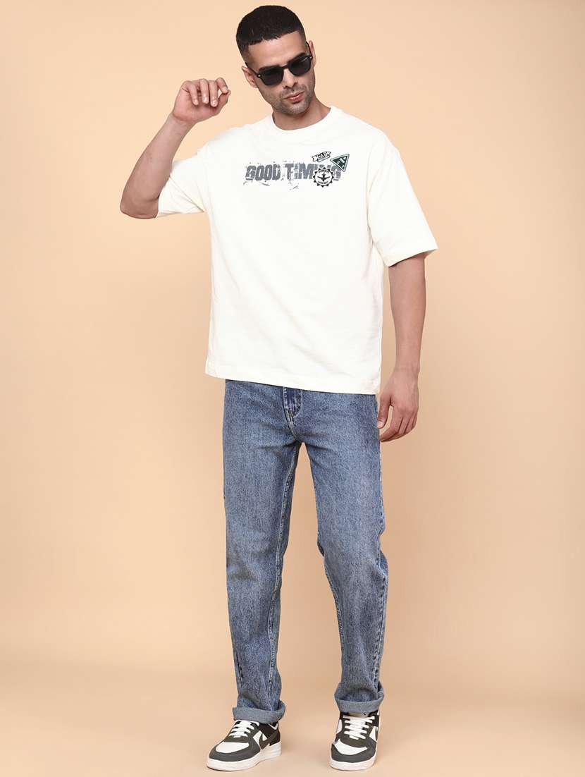 men printed short sleeve loose fit t-shirt - 22273279 -  Standard Image - 4