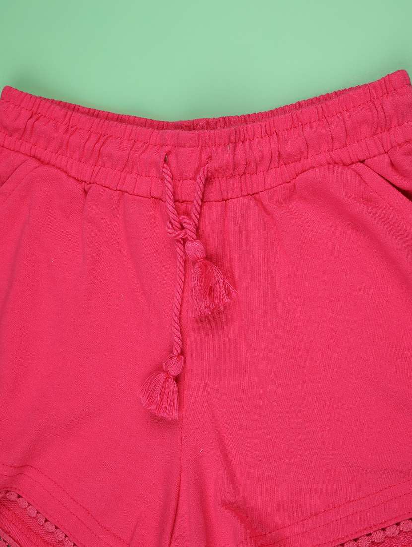 pink cotton shorts & three fourth - 22273288 -  Standard Image - 4