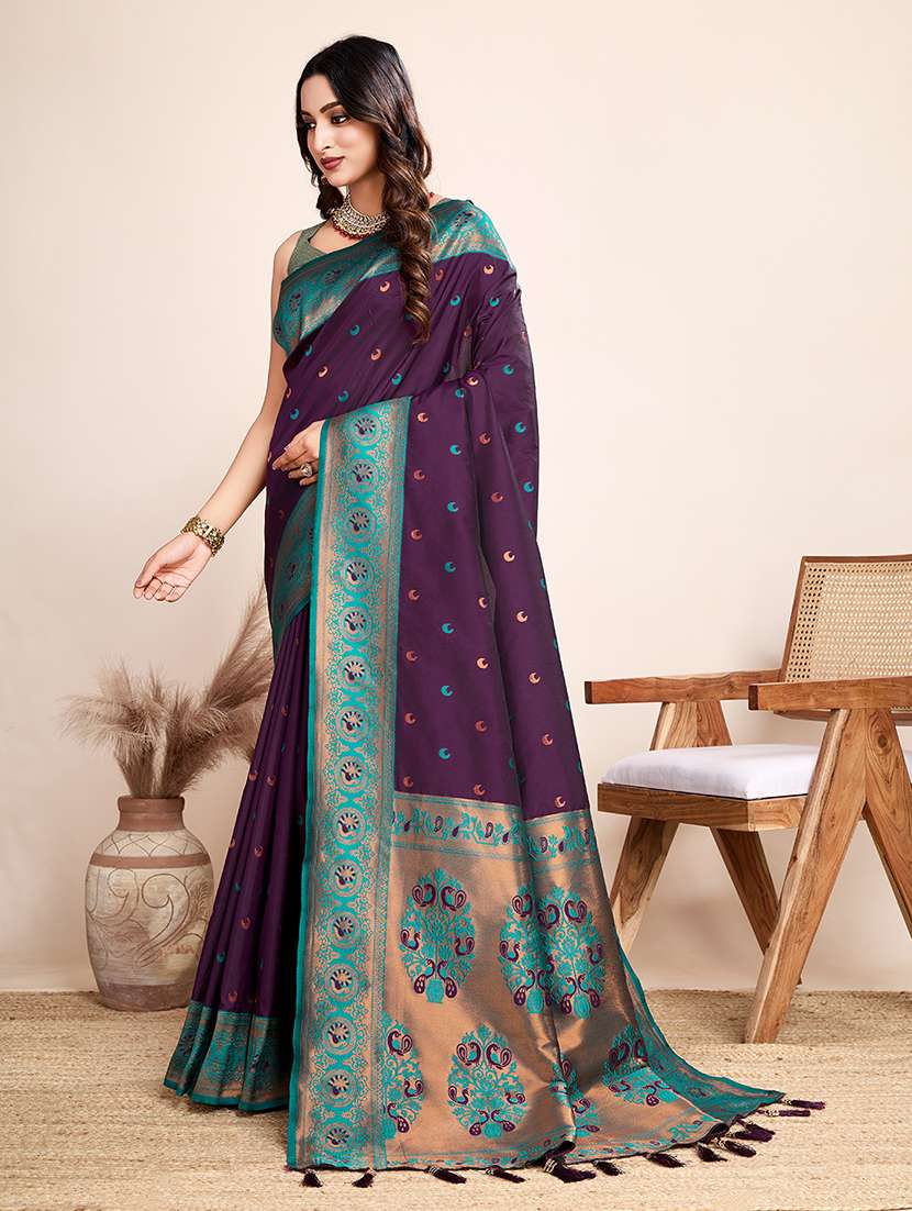 women self design banarasi saree with blouse - 22274066 -  Standard Image - 1