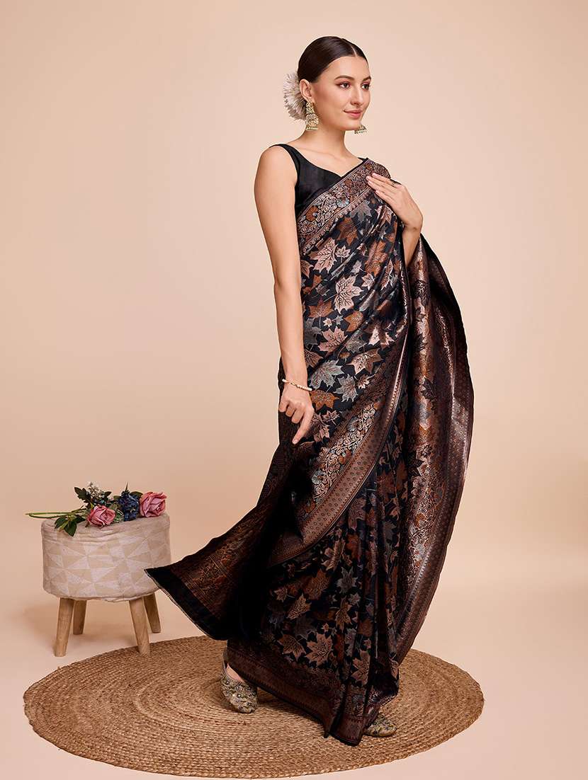 women self design banarasi saree with blouse - 22274080 -  Standard Image - 1