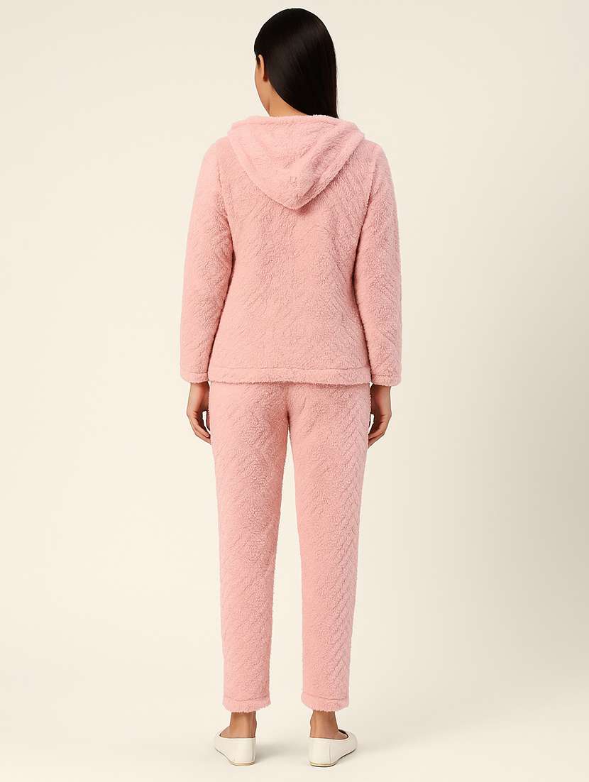 women solid nightwear pajama set - 22274229 -  Standard Image - 4