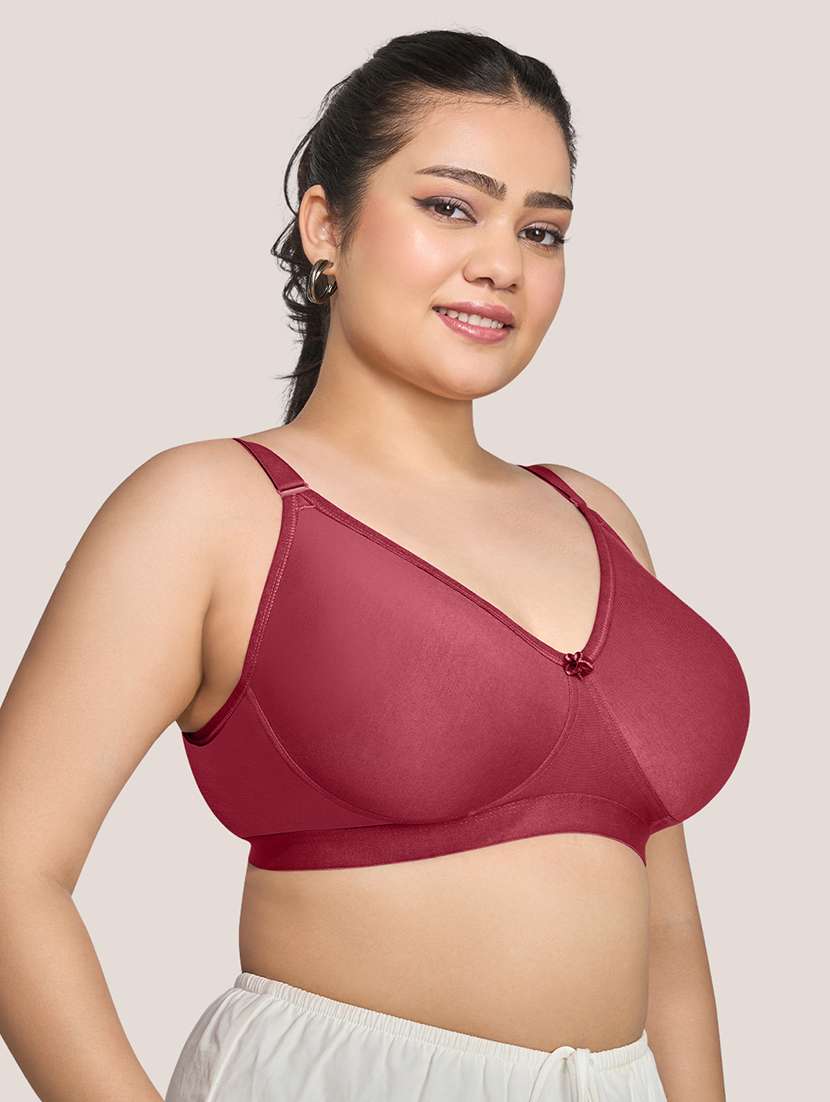 women plus size solid minimizer bra - 22274236 -  Standard Image - 1