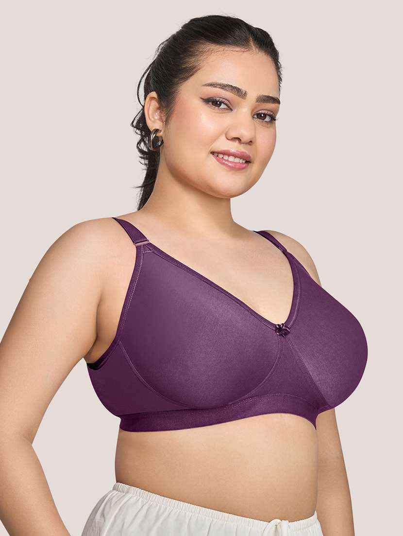 women plus size solid minimizer bra - 22274242 -  Standard Image - 1