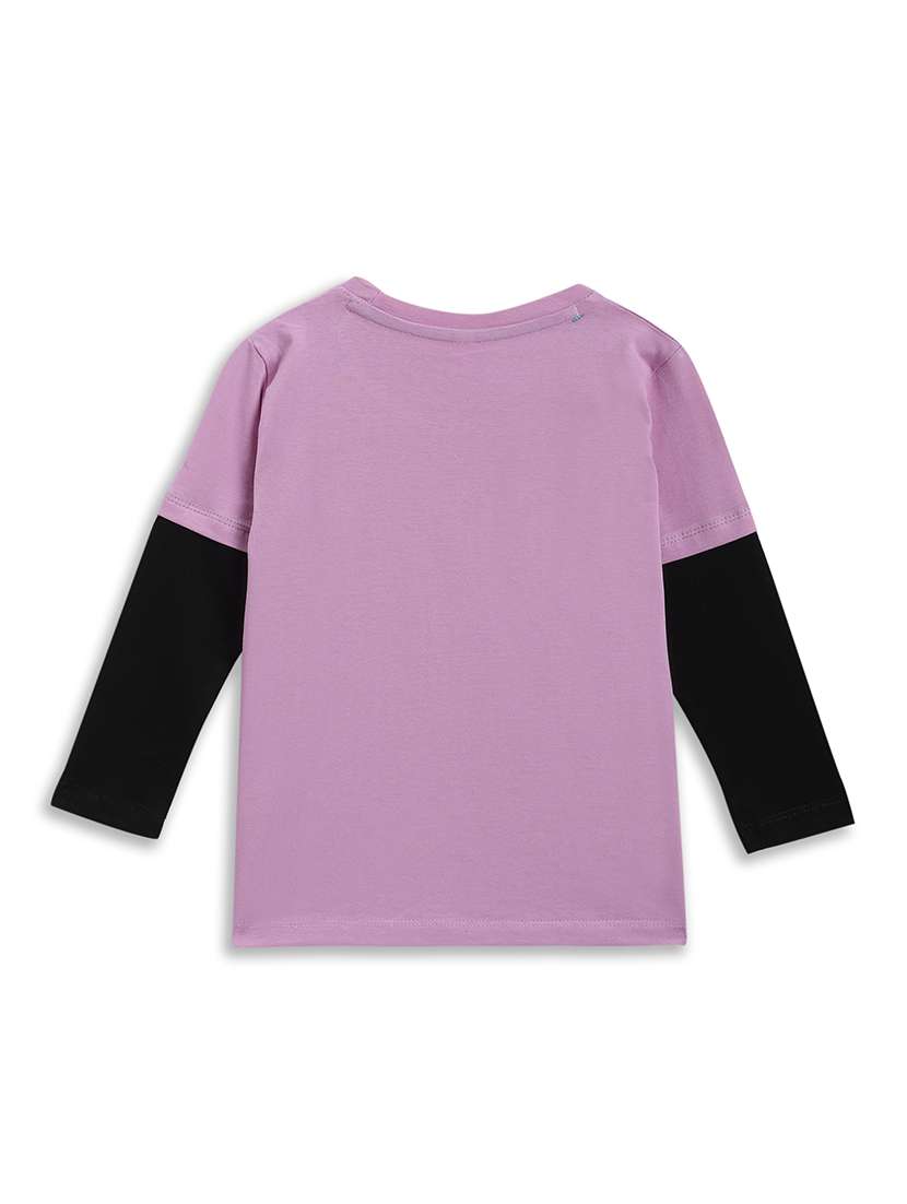 girls printed long sleeve t-shirt - 22274455 -  Standard Image - 1
