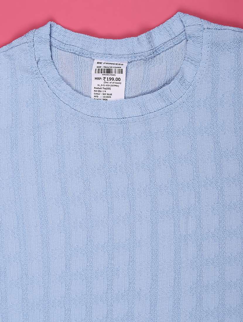 light blue cotton  top - 22274589 -  Standard Image - 4