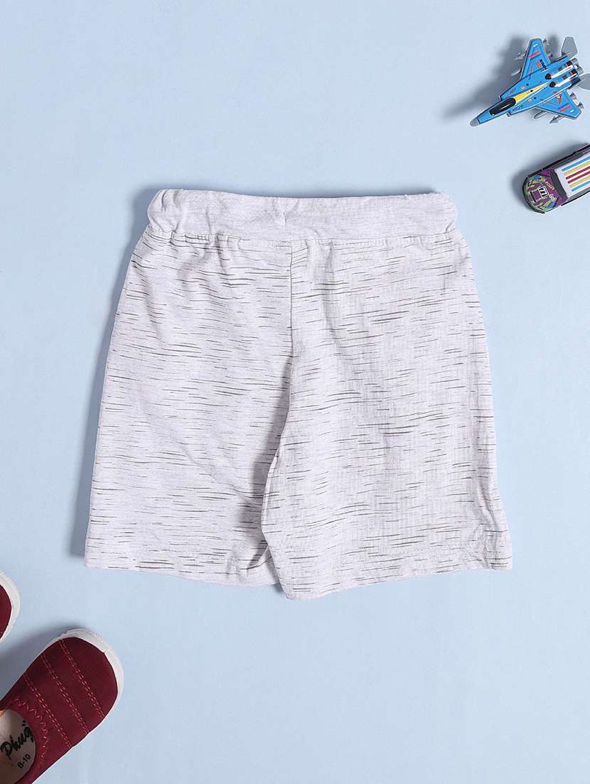 kids grey cotton shorts shorts and three-fourth - 22275136 -  Standard Image - 1