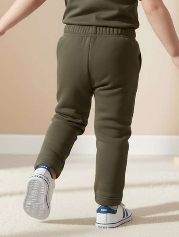 boys solid mid rise jogger - 22275182 -  Standard Image - 1