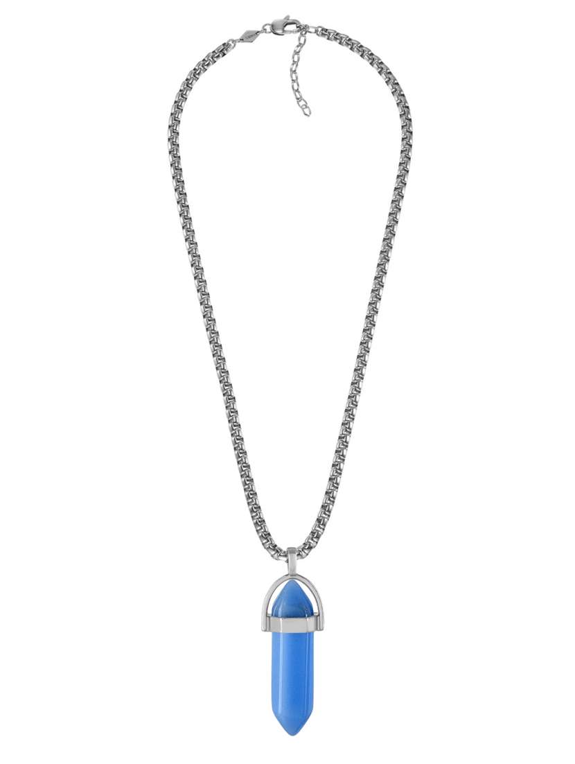 blue chalcedony candle pendant  - 22275212 -  Standard Image - 1