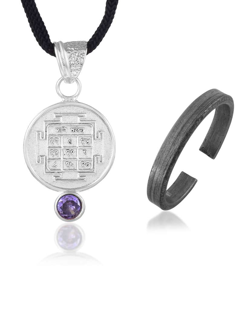 women brass pendant with adjustable ring - 22275228 -  Standard Image - 1