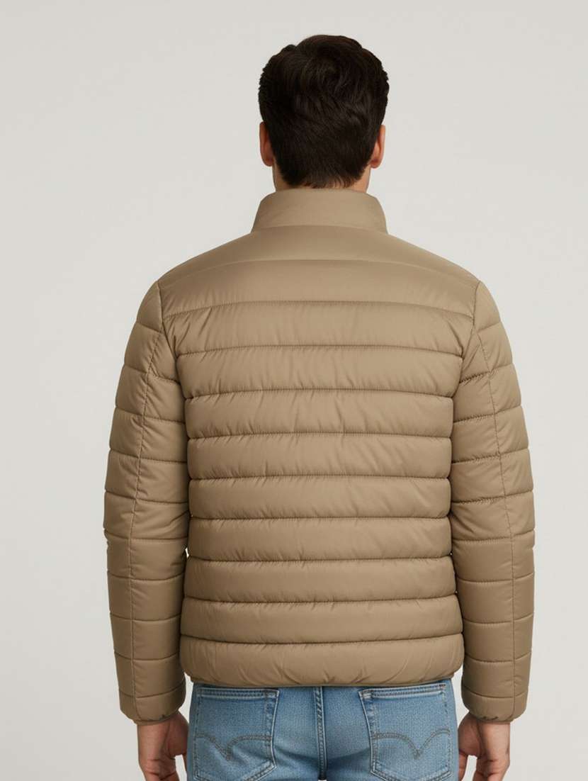 men solid long sleeve lightweight puffer jacket - 22275474 -  Standard Image - 1