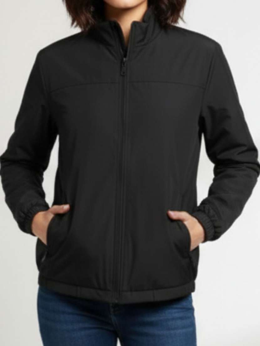 women solid long sleeve windcheater jacket - 22275483 -  Standard Image - 4