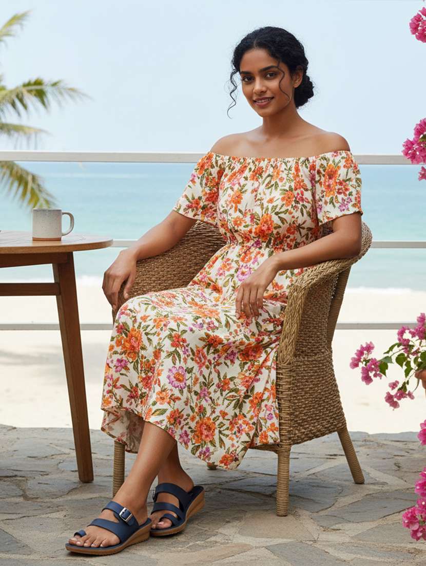 women solid open toe sandal - 22275486 -  Standard Image - 1