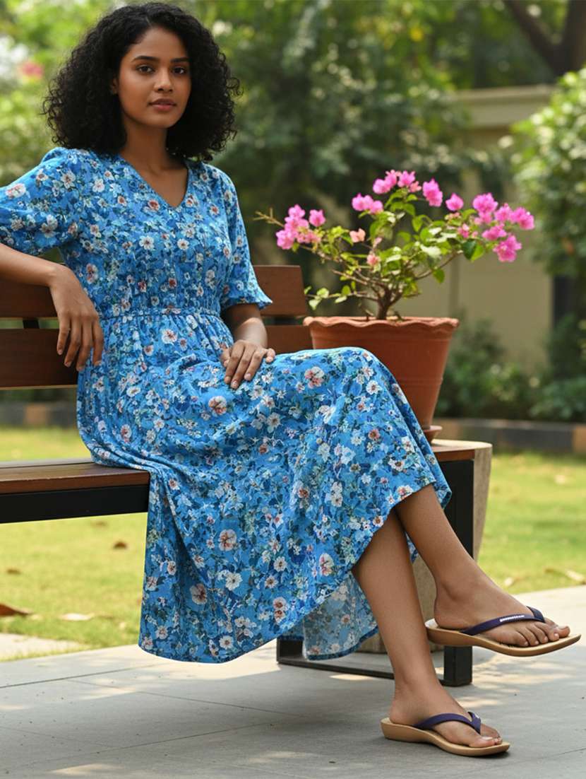 women solid open toe flip flop - 22275489 -  Standard Image - 1