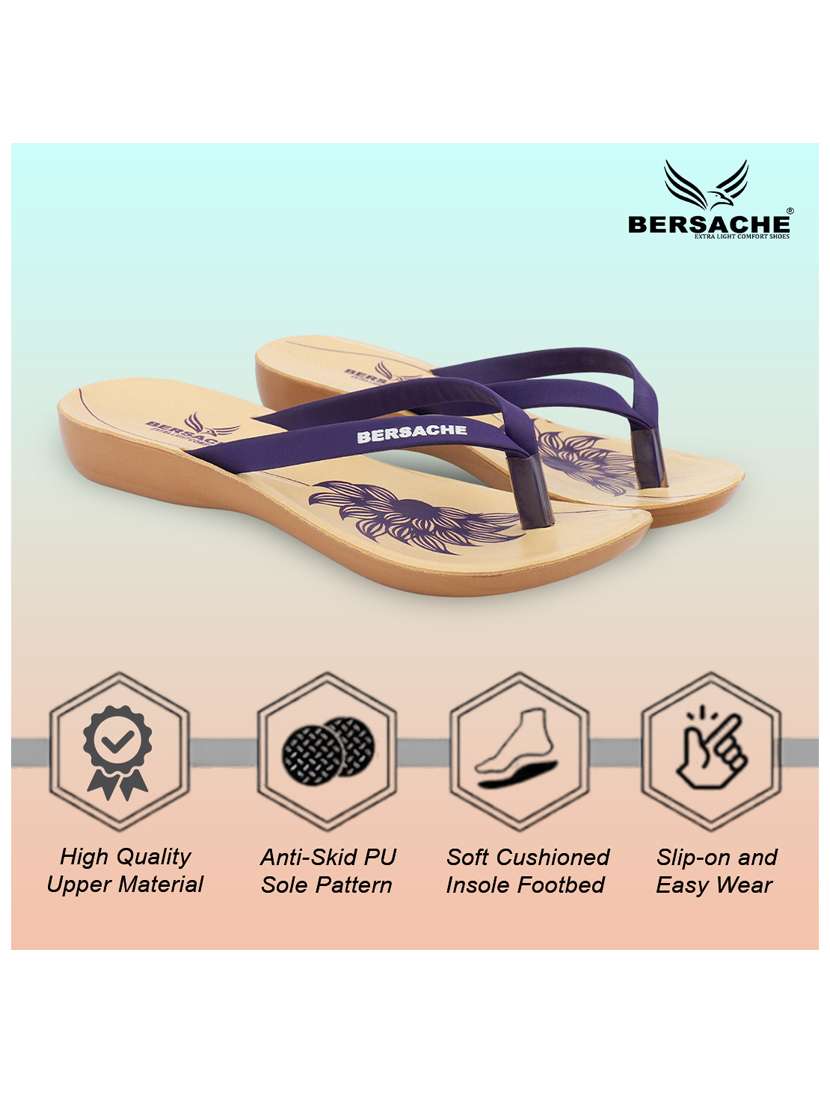 women solid open toe flip flop - 22275489 -  Standard Image - 4