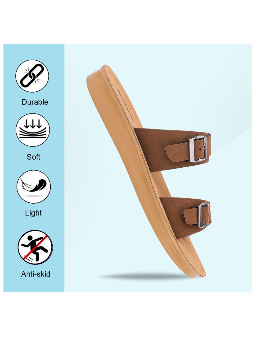 women solid open toe sandal - 22275499 -  Standard Image - 4