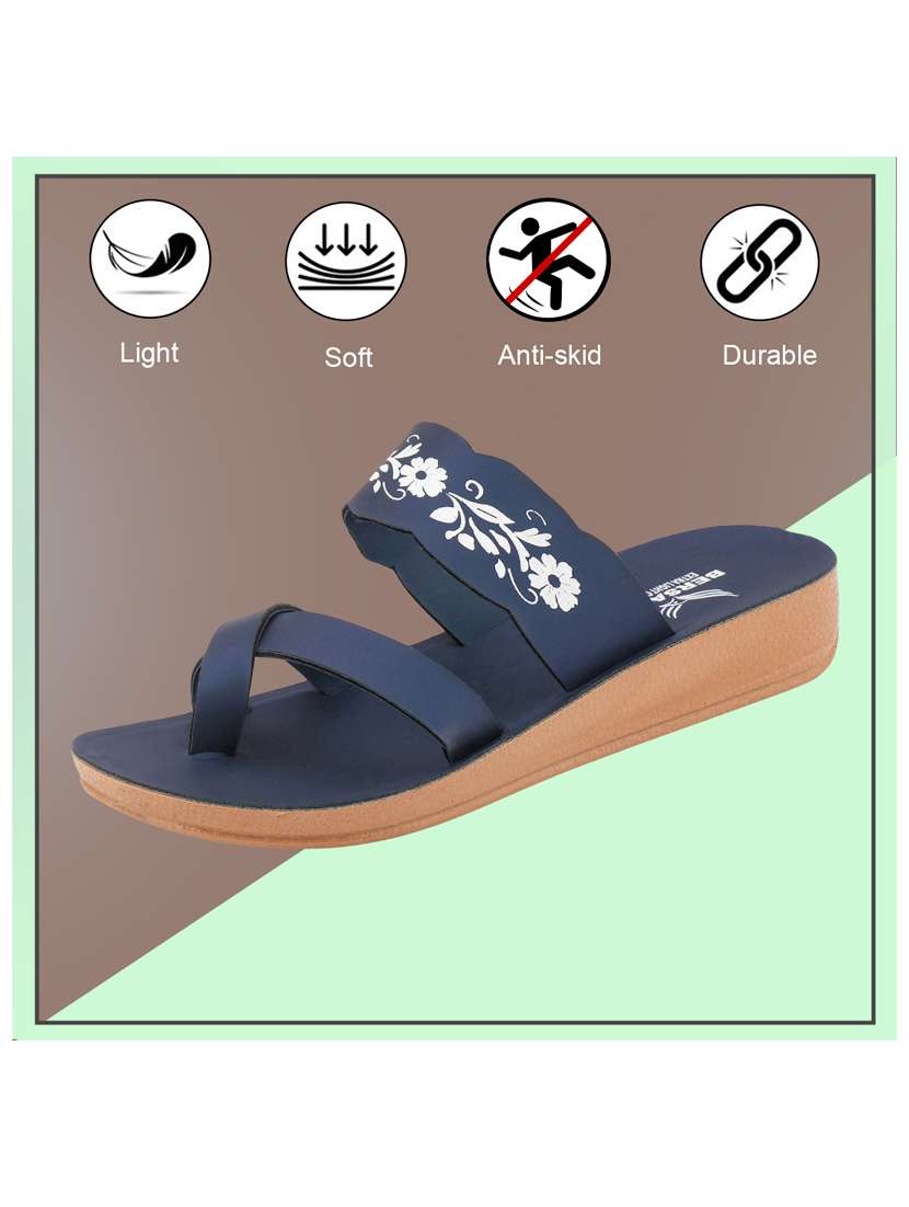 women pinted slip on flip flop - 22275500 -  Standard Image - 4