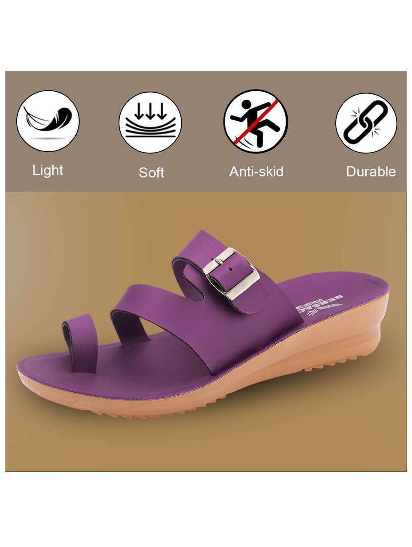 women solid slip on flip flop - 22275548 -  Standard Image - 4