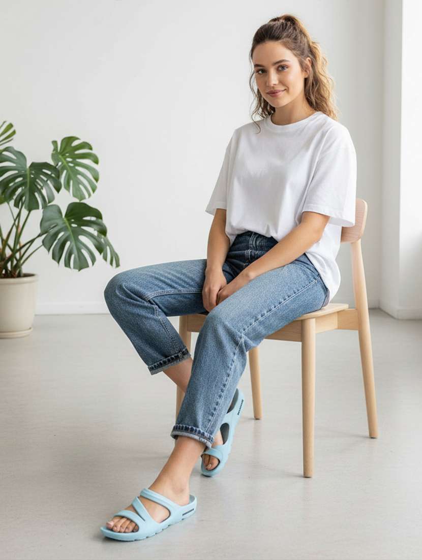 women solid slip on flip flop - 22275556 -  Standard Image - 1