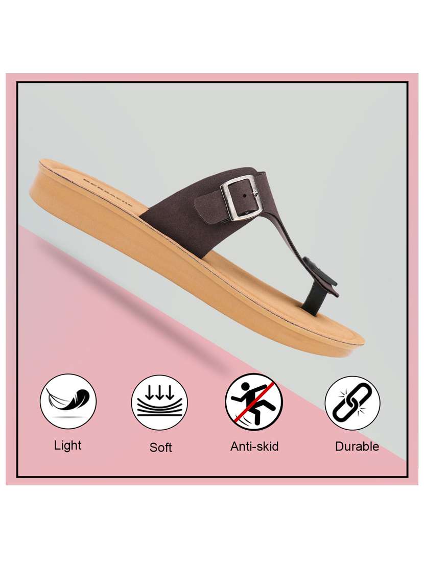 women solid slip on flip flop - 22275576 -  Standard Image - 4