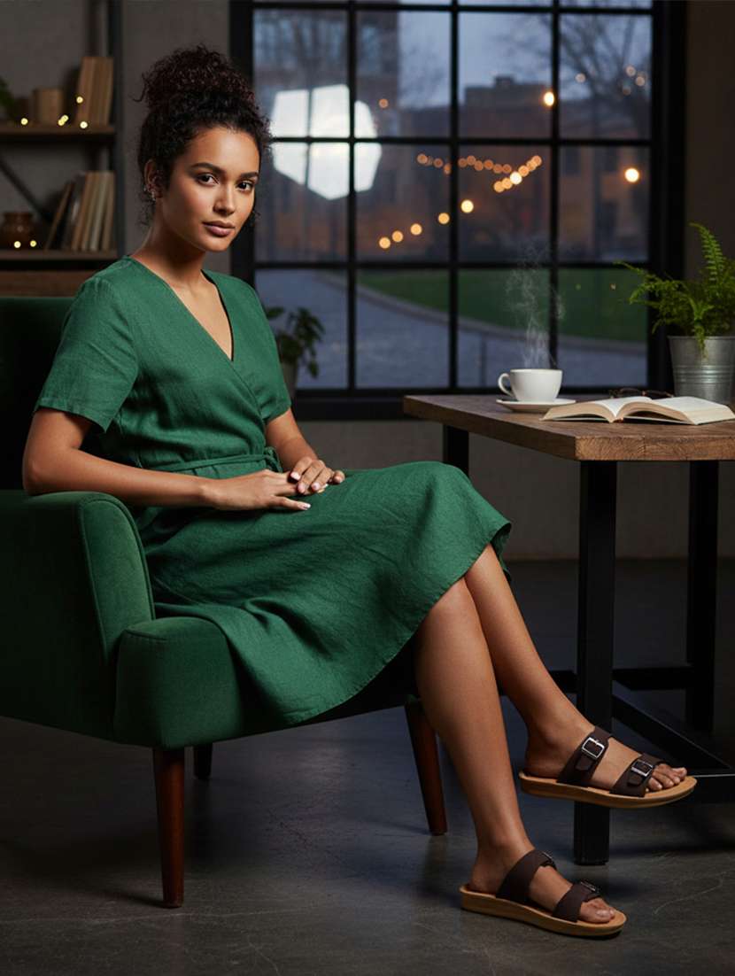 women solid slip on flip flop - 22275577 -  Standard Image - 1