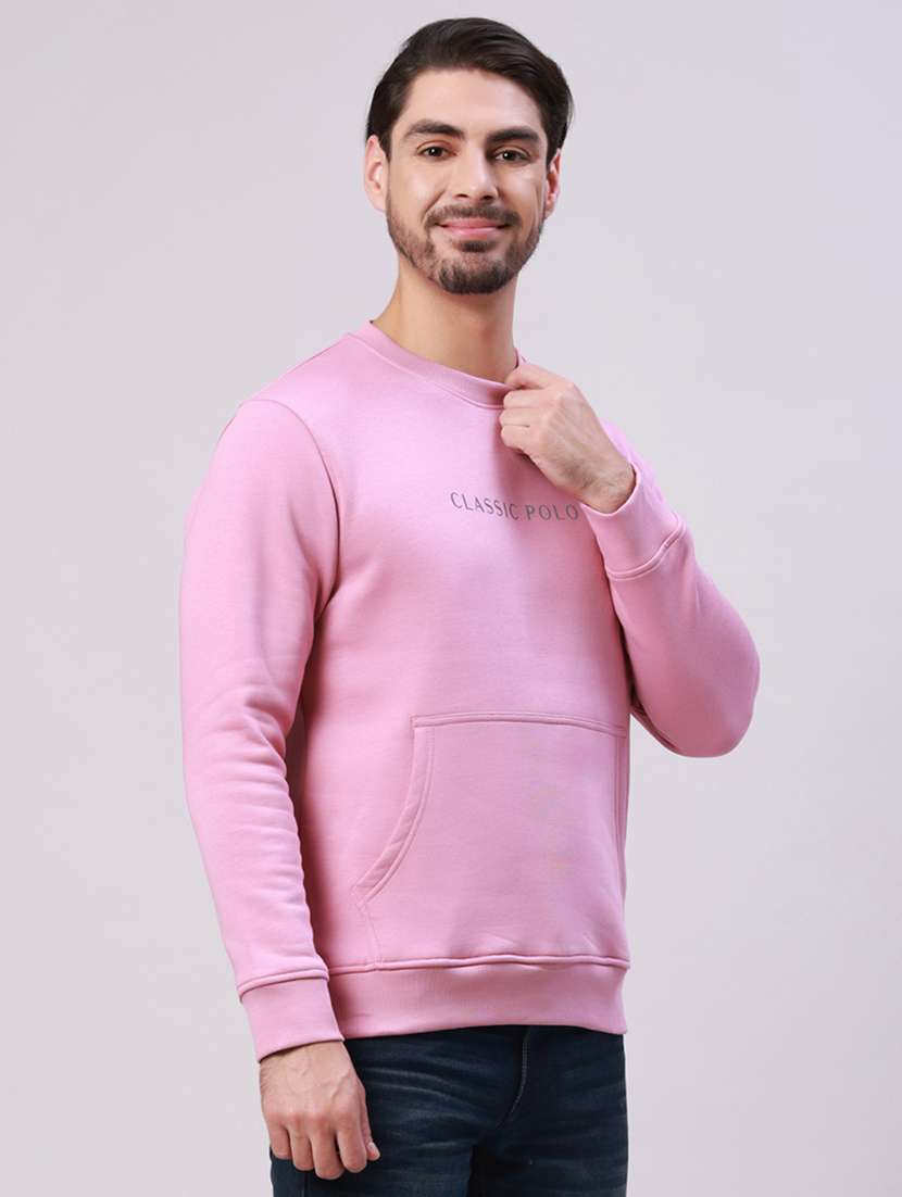 men typographic long sleeve regular fit sweatshirt - 22275902 -  Standard Image - 1