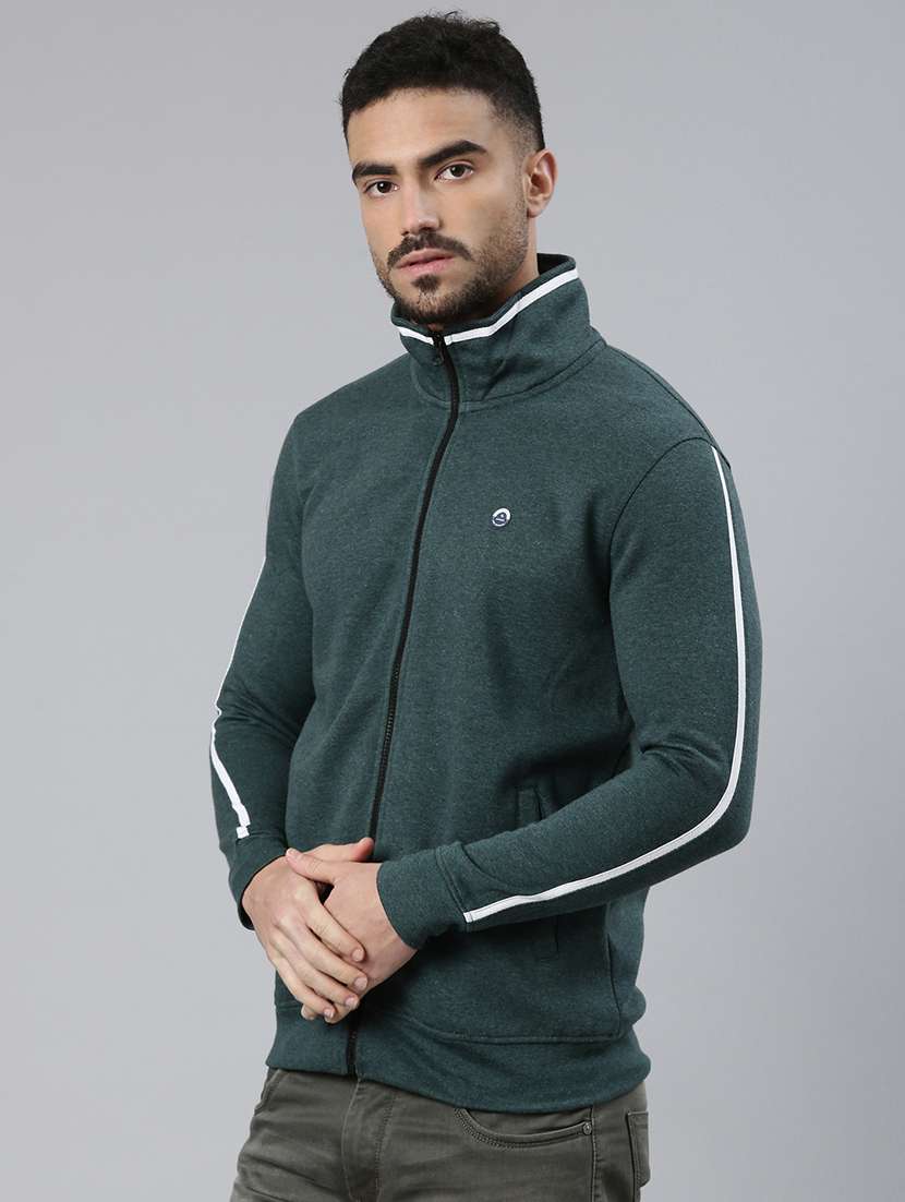 men taped long sleeve regular fit sweatshirt - 22275903 -  Standard Image - 1
