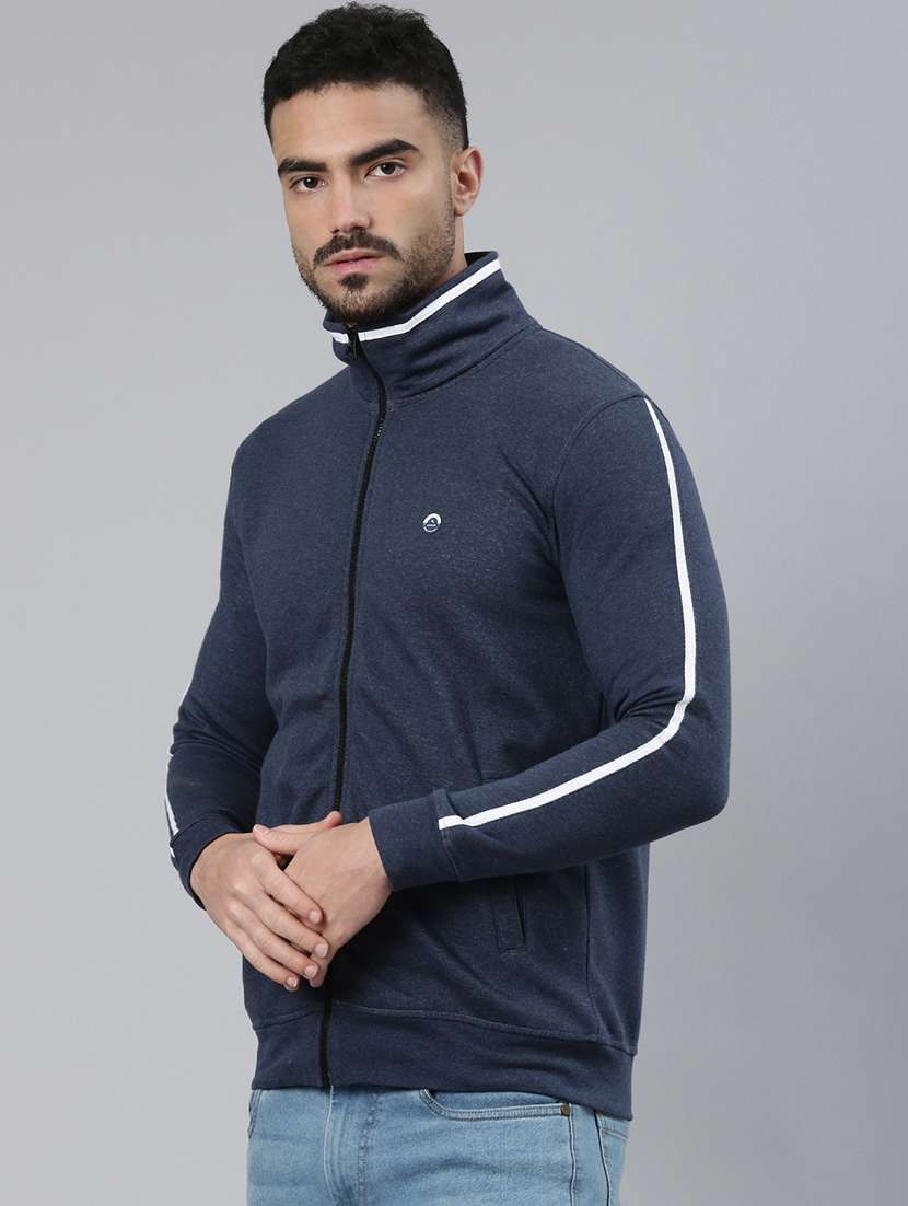men taped long sleeve regular fit sweatshirt - 22275904 -  Standard Image - 1