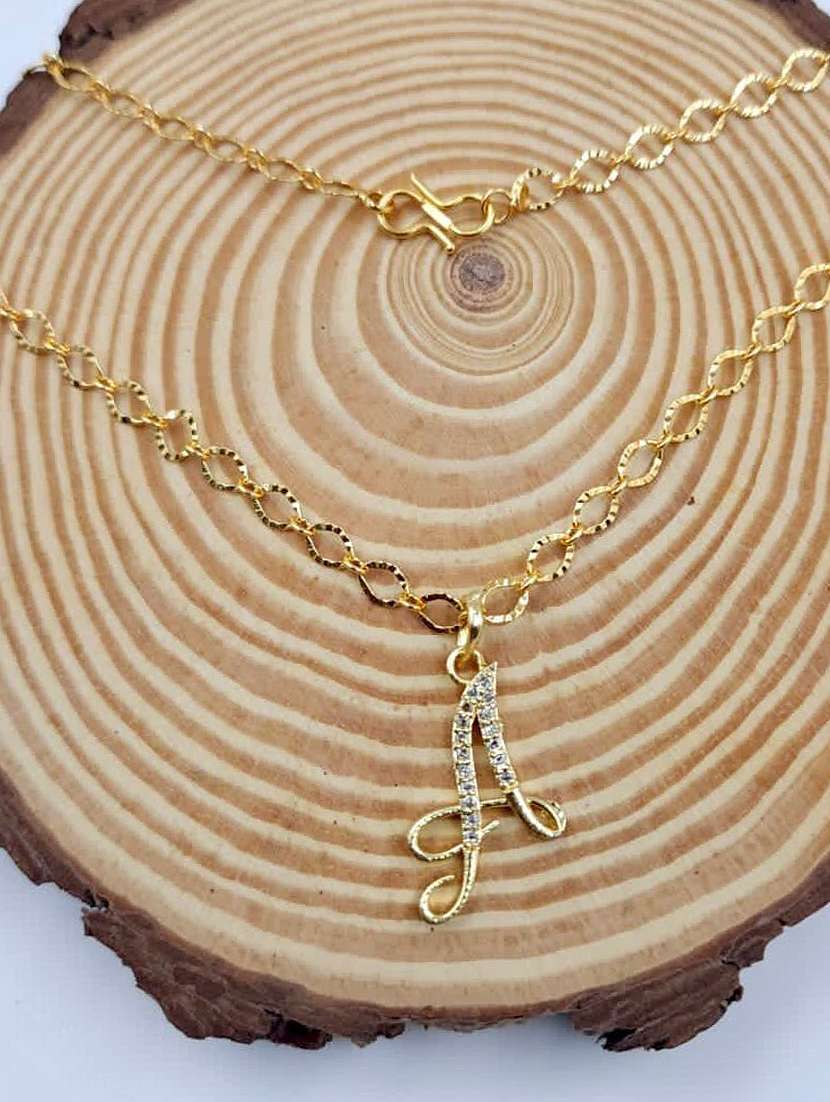 women gold plated pendant - 22275943 -  Standard Image - 1