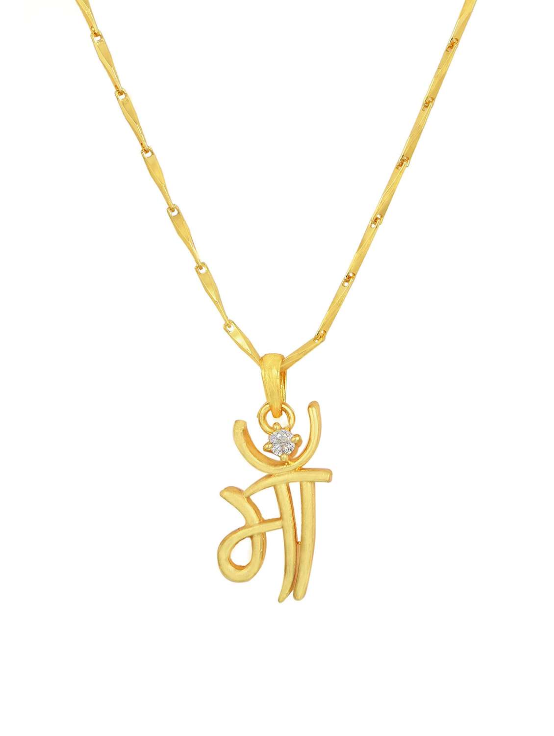 women gold plated pendant - 22275955 -  Standard Image - 1