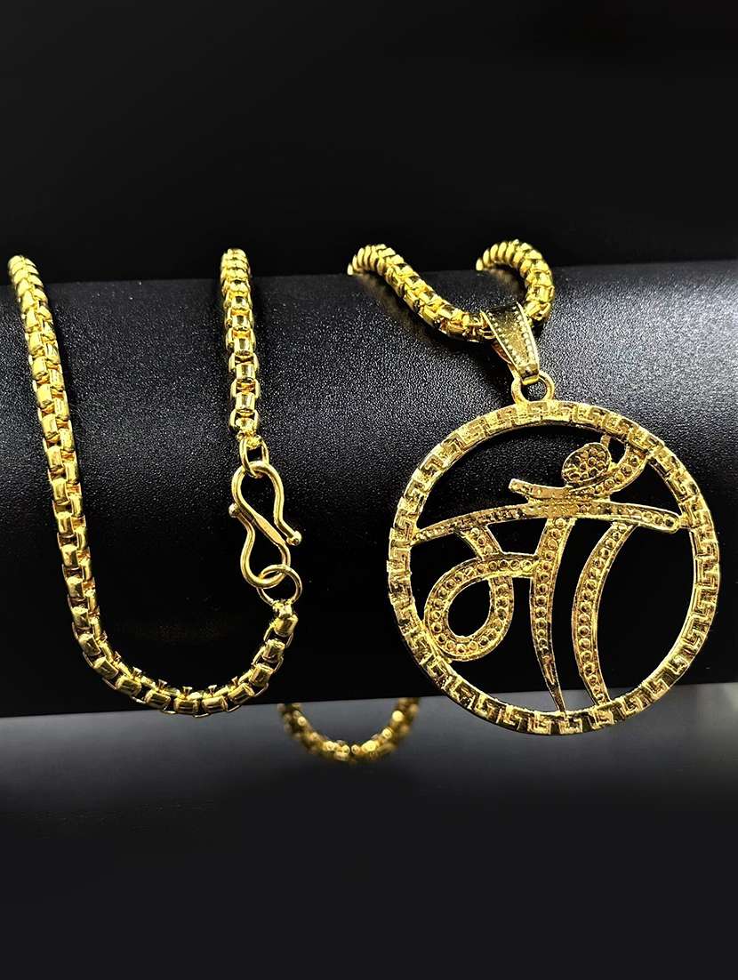 women gold plated pendant - 22275963 -  Standard Image - 1