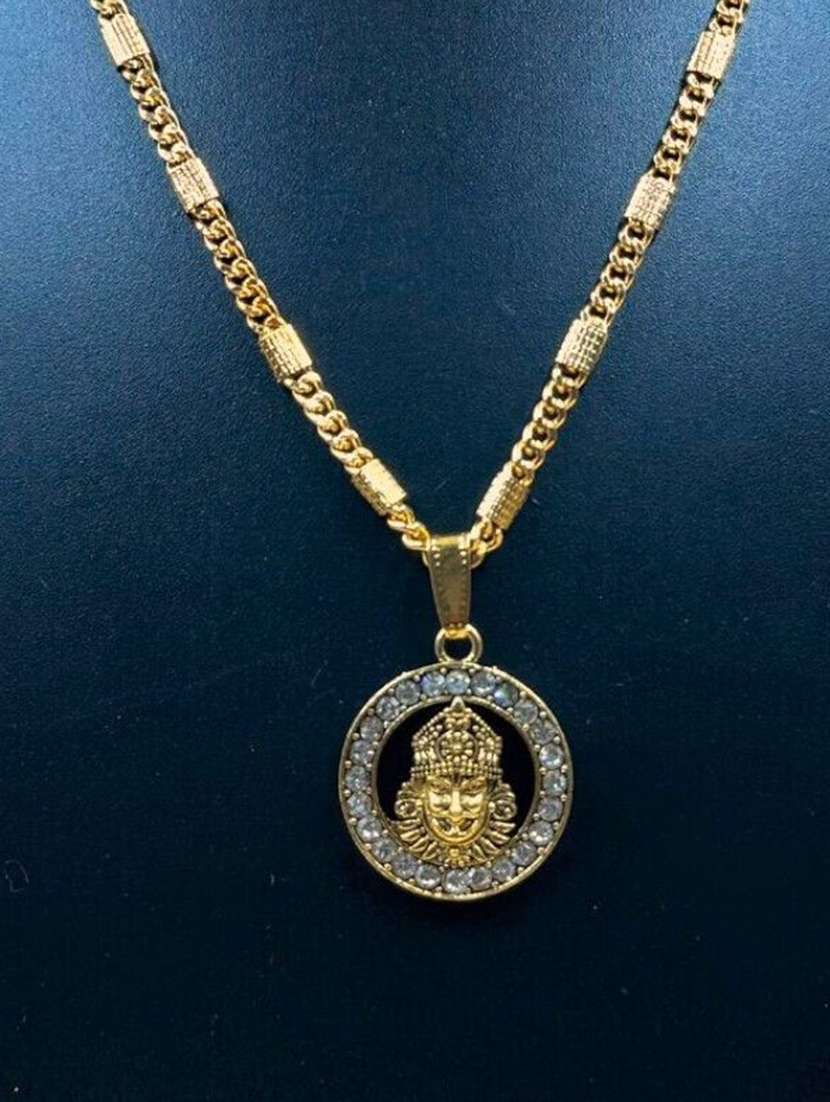 women gold plated pendant - 22275970 -  Standard Image - 1