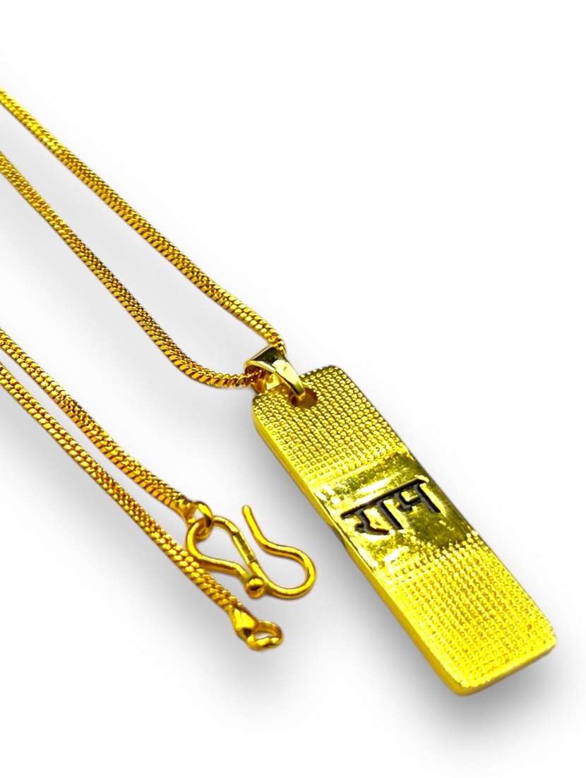 women gold plated pendant - 22275998 -  Standard Image - 1