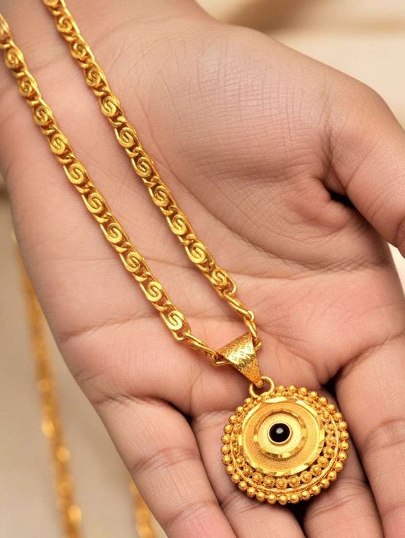 women gold plated pendant - 22276007 -  Standard Image - 1