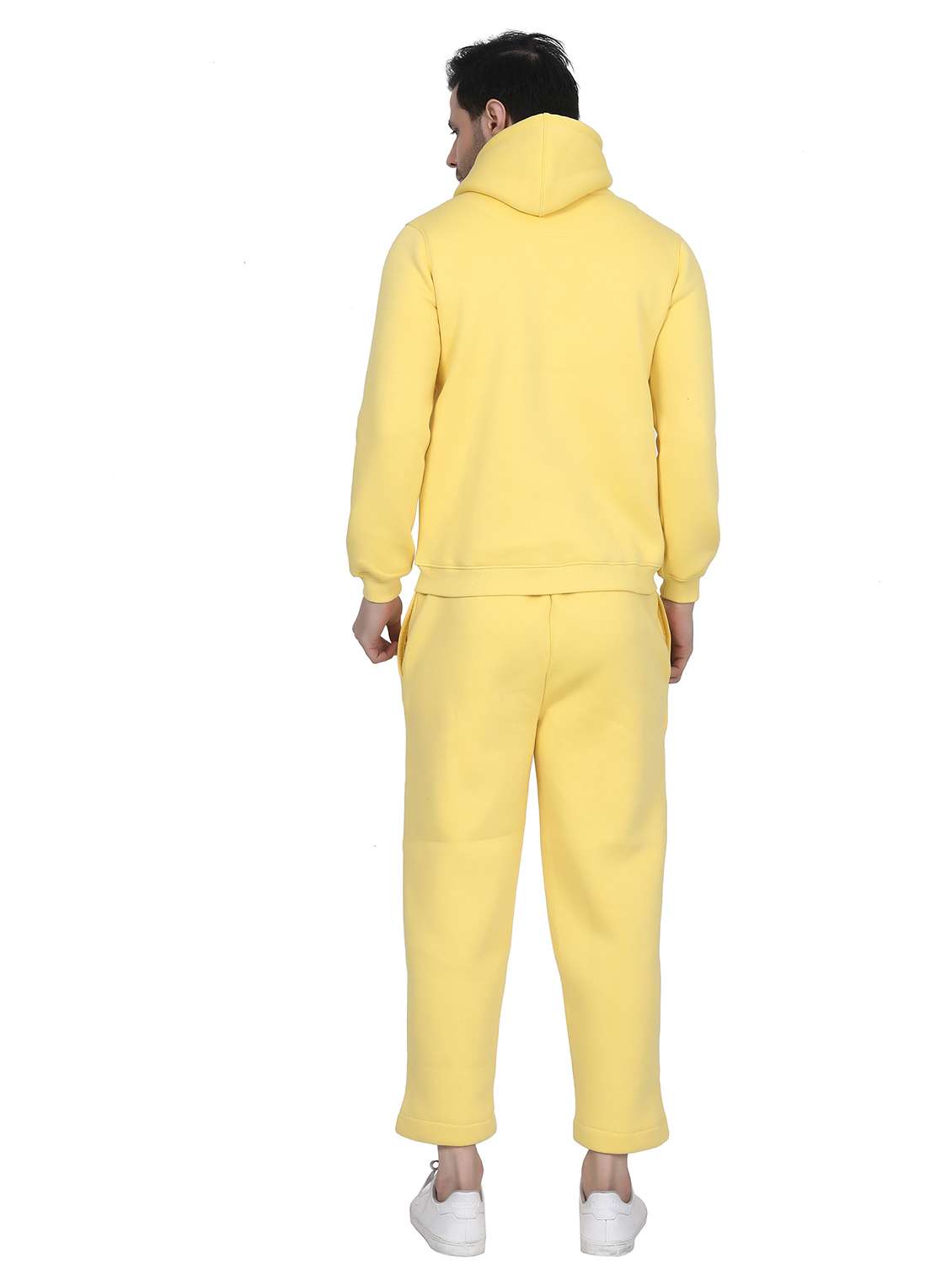 men logo print long sleeve hooded sweatshirt - 22276019 -  Standard Image - 4